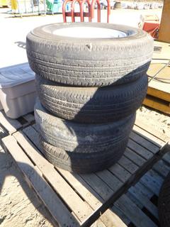 Goodride Radial St-100 Trailer Tires, 235/80R16, C/w 8 Bolt Rims, (WR-3)