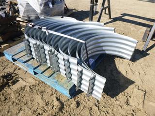 Qty of 32" Galvanized Steel Culvert Bands, (WR-5)