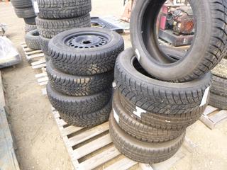 (9) Tires - 4 are on Rims - (4) Goodyear 215/60R15, (3) Nokian 215/60R16, (2) Hankook 205/60R16, (WR-3)