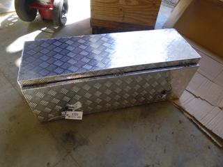 9 Cubic Foot Aluminum Underbody Truck Box, 48 5/16" x 17 15/16" x 16 15/16" (Unused) (Fichtenberg/Higher Ground Acreage Dispersal), (WR-4)