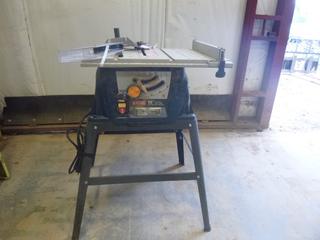 Ryobi 10" Table Saw, Model RTS10, S/N XX120363437  *Working Condition Unknown*