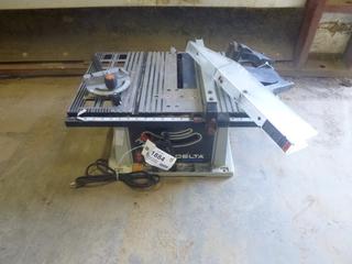 Delta Shopmaster 10" Portable Bench Saw, Model TS200, S/N 0063309Q  *Working Condition Unknown*