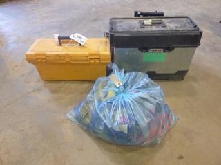 (2) Tool Boxes w/ Contents, C/w Bag of Fall Arrest Harness's, (W5-1-3)