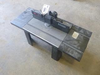 Craftsman Router, Model A9829, C/w Router Table, (W2-2-3)