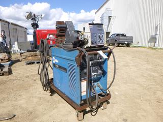 Miller Constant Voltage DC Welding Power Source, Model CP-300, 200/230/460 V, 3 Phase, 38/33/16.5 A, S/N JK663314, C/w Hobart Olympic 60 Series 24V Wire Feeder Fichtenberg/Higher Ground Acreage Dispersal), (WR-4)