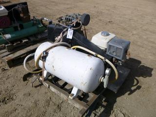 (1) Devair Compressor, Model 247, S/N 19193, * Note Carburetor Missing, Starter Cup Missing, Pull Cord Missing *  *Working Condition Unknown*, (WR-5)