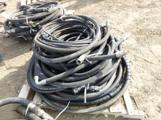 Qty of Hydraulic Hoses, Various Lengths, (WR-4)