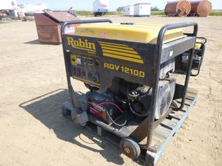 Subaru Robin Gas Generator, Model RGV12100, Showing 1163 Hrs, S/N 1021127 (Fichtenberg/Higher Ground Acreage Dispersal), (WR-3)