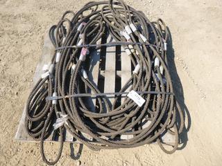 Qty of Continental Long Cable Slings, 3/4" x 9'2" (Fichtenberg/Higher Ground Acreage Dispersal), (WR-3)