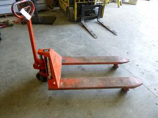 Pallet Jack Model Wrangler 90,  S/N 45243, * Working Condition Unknown* (Back Door) (Fichtenberg/Higher Ground Acreage Dispersal)