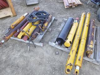 Various Size Hydraulic Cylinders w/Hydraulic Hoses, Various Size Hydraulic Cylinder without Hydraulic Hose (Fichtenberg/Higher Ground Acreage Dispersal), (WR-5)