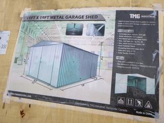 TMG Industrial Metal Shed 11'x19' **New in Box**, (WR-5)