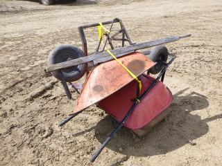 (2) Wheels Barrows & (1) Steel Cart, (WW-4) (Fichtenberg/Higher Ground Acreage Dispersal), (WR-4)