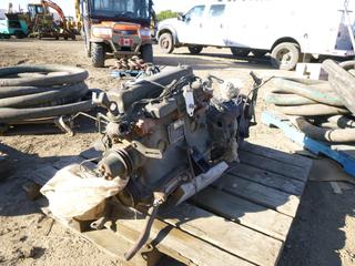 Jeep Engine w/ Transmission, Model M151, Part 8754411, S/N 73080 (North Fence)