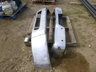 (1) Bumper 93" x 14", (1) Bumper 75" x 10" (North Fence)