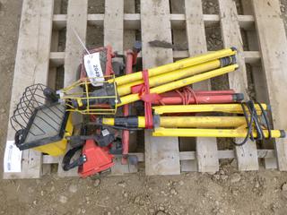 (2) Home Light Portable Work Light. C/w Extra Stand (WR-5)