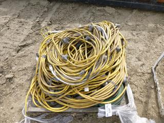 Industrial Electrical Cord w/ Light Sockets (North Fence)