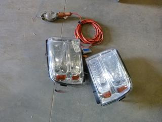 F250 / F350 2005-2007 Headlight Housing, Electric Trouble Light (W5-1,3)