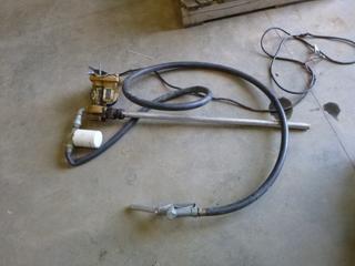 12 Volt DC Pump Series SD1200, Model BU-695253C/w Hose and Nozzle (Fichtenberg/Higher Ground Acreage Dispersal)