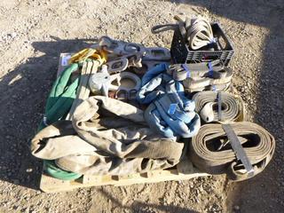 Assorted Slings, Clevises, & Straps (North Fence)