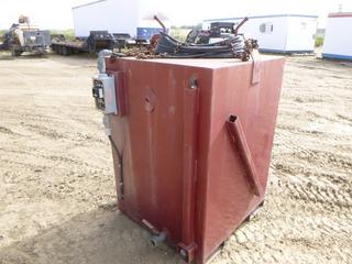 Pressure Washer Tank w/ Motor, Model# DVB184TTGS4031ALL, 230/460 Volts, 3'x3'x51' (North Fence)(Fichtenberg/Higher Ground Acreage Dispersal)