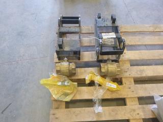 (2) Fork Cradle L/S w/ 2-2" Valve and 2 Valve, Ball, Hoist, & Cooler, (W1-5-1)