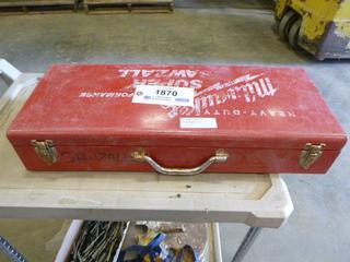 Milwaukee Sawzall and Metal Case (C-1)