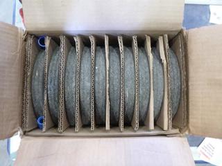 (10) Unused Norton Grinding Discs, 8" x 1" x 1" (W351)