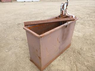 Fill Tank, 51" x 20" 36" (North Fence)