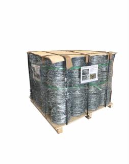 Qty of (48) High Tensile Barbed Wire (48 rolls/pallet)