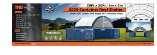 20Ft x 20Ft Round Container Roof Shelter 