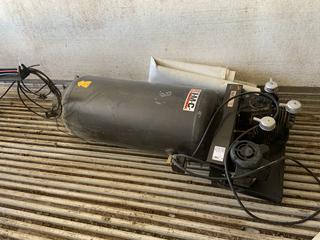 Selling Off-Site - I.M.C Industrial Model C5160V1  18.5 CFM @100 Psi Compressor, Single Phase, S/N E032185 *Note Located offsite at 11000 - 114 Avenue Southeast, Rocky View County, AB 