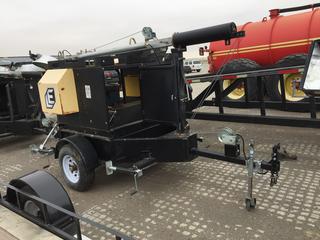 2014 LE Incorporated S/A Portable Light Tower/Generator c/w Diesel. S/N WB-8K-KS-00001, 10KVA AC Generator, 20/30 Amp Outlets ProMariner Single Bank On-board Marine Battery Charger
