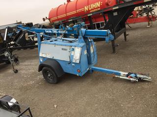 Genie TML-4000N Portable Light Tower c/w Diesel Power. S/N 5D8LC141361001587 Diesel Engine, 4000kw, 4 Light System, Auxiliary Generator. 30 gallon/114 litre tank Showing 2601.6 Hours