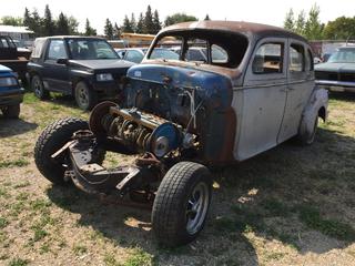 Selling Off-Site - 527 North 200 East, Raymond, AB -  Early 1940's Plymouth S/N P1140RSED