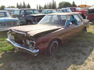 Selling Off-Site - 527 North 200 East, Raymond, AB -  1978 Plymouth Volare Car c/w Auto Trans, S/N HL41C9B123611