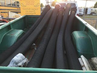 Selling Off-Site - 527 North 200 East, Raymond, AB -  6 Lengths of 6" Fire Hose. 9 ft Long.