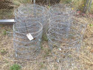 Selling Off-Site - 527 North 200 East, Raymond, AB -  Quantity of Wire Fence.