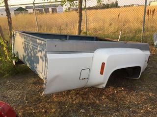 Selling Off-Site - 527 North 200 East, Raymond, AB -  Chev Dually Box w/ Tailgate.