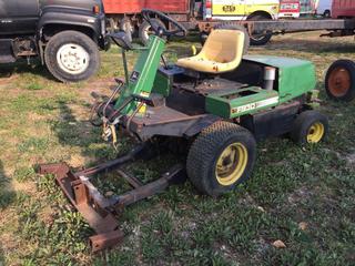 Selling Off-Site - 527 North 200 East, Raymond, AB -  John Deere F930 Garden Tractor.