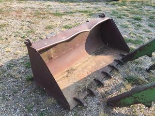 Selling Off-Site - 527 North 200 East, Raymond, AB -  John Deere Loader Attachment.