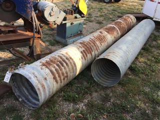 Selling Off-Site - 527 North 200 East, Raymond, AB -  (2) Pieces of Culvert. 20"x11', 20"x14'.