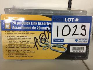 (5) 20pc Quick Link Assortment Cases.