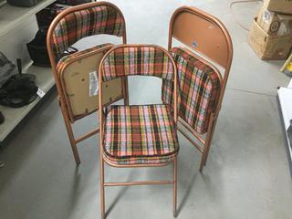 (3) Folding Chairs.