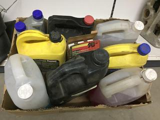 Quantity of Assorted Automotive Fluids.