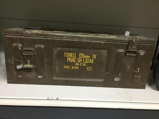 Large Metal Ammo Box.