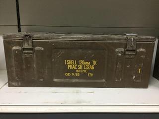 Large Metal Ammo Box.