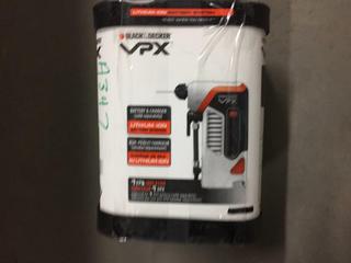 Black & Decker VPX Inflator & (2) Flashlights.