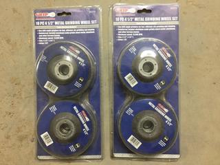 (2) 10pc 4-1/2" Grinding Wheels.