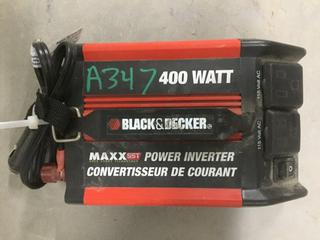 Black & Decker 400W Power Inverter.